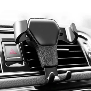 gravity car mount for mobile phone holder car air vent clip stand cell phone gps support for iphone 11 xs x xr 7 samsung huawei free global shipping