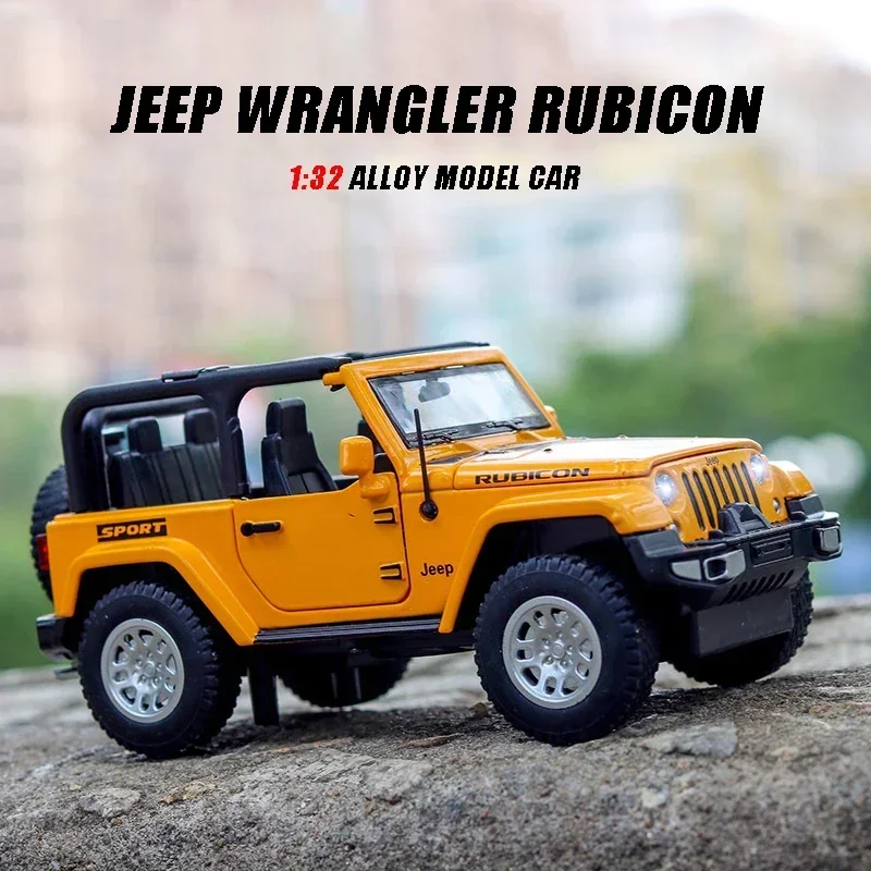 Модель автомобиля из сплава Jeep Wrangler Rubicon модель литая металлическая игрушка в