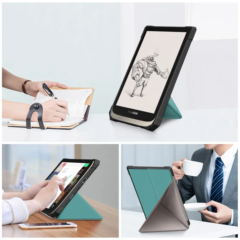 Чехол для PocketBook 740 кожаный магнитный смарт-чехол Pocketbook InkPad 3 Pro цветной чехол PB741 7 8