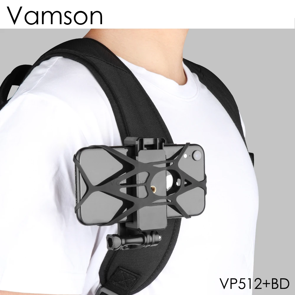 Регулируемое крепление на рюкзак с поворотом 360 градусов для Gopro Hero 10 9 8 |