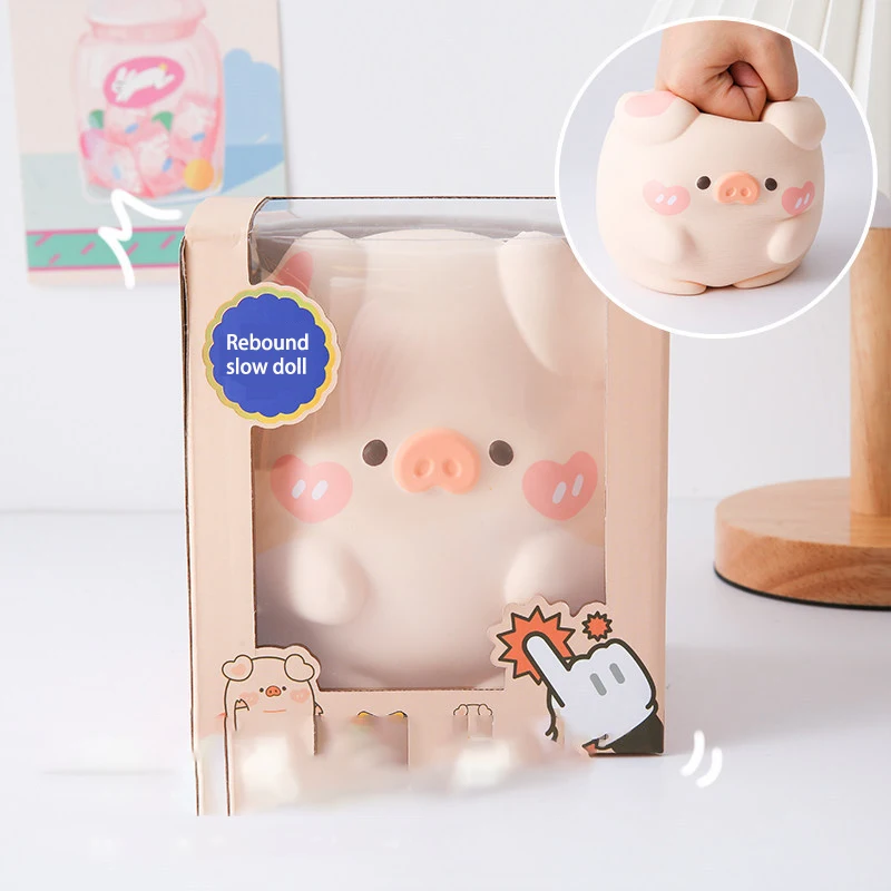 

Vent Pig Cute Cartoon Doll Slow Rebound Decompression Cotton Doll Decompression Artifact Squeeze Toy Children's Birthday Gift