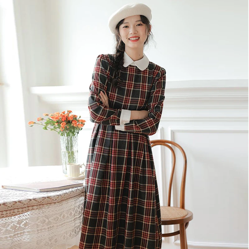 Осенне-зимнее платье для маленьких людей женское новое легкое роскошное