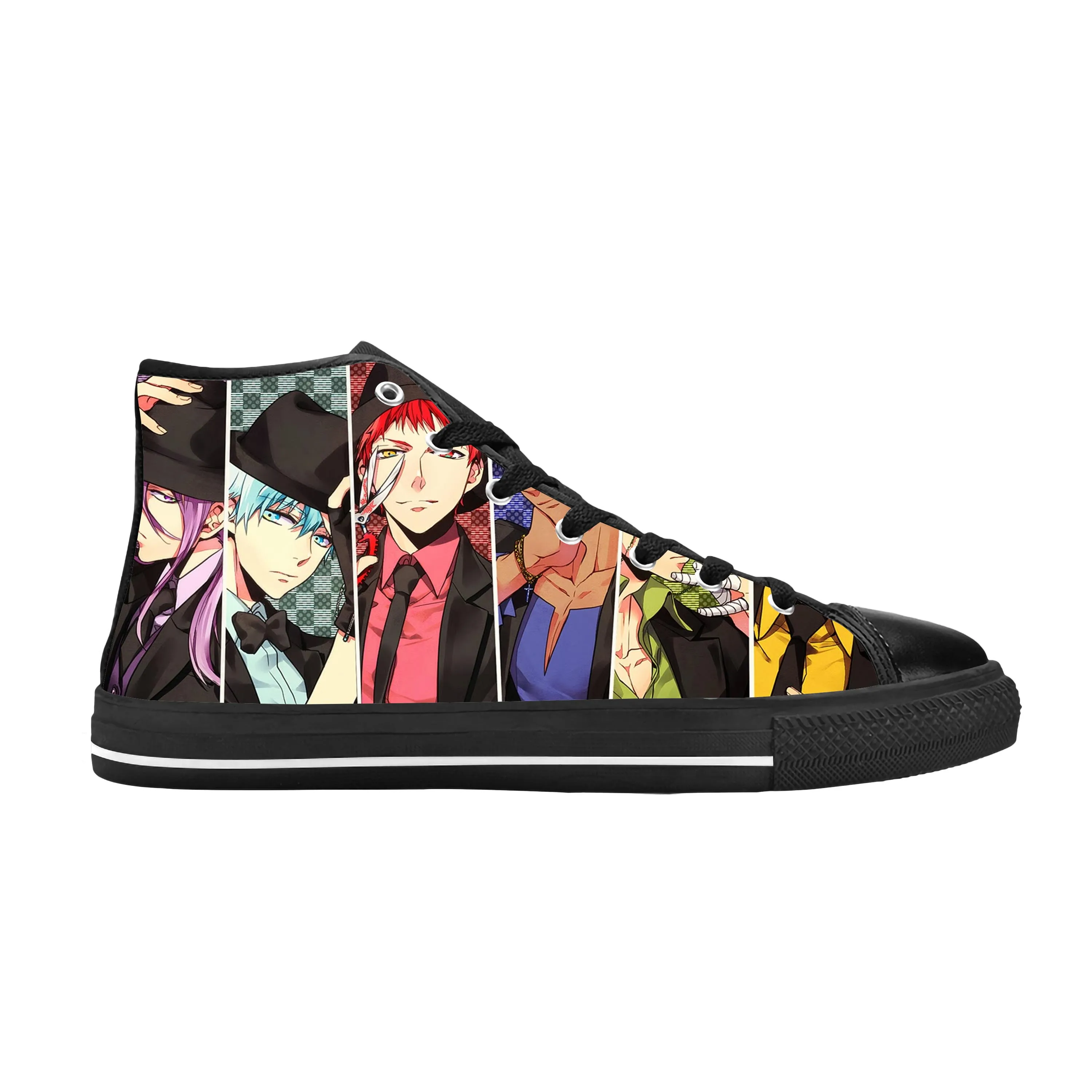 High Top Comfortable Breathable 3d Print Men Women Sneakers