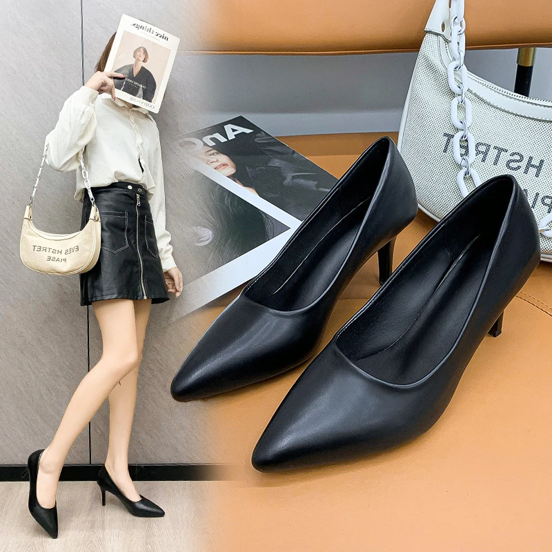 

2022 Luxury Women 8cm High Heels Pumps Scarpins Office Ladies Designer White Green Black Heels Prom Stiletto Dress Party Shoes