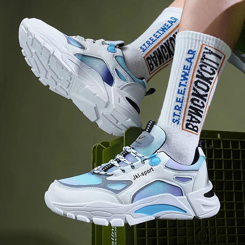 NEW 37-44 Anti-Slip Breathable Men's Casual Sneakers Adult Teenagers Outdoor Running Shoes Walking Shoes School Sports Shoes