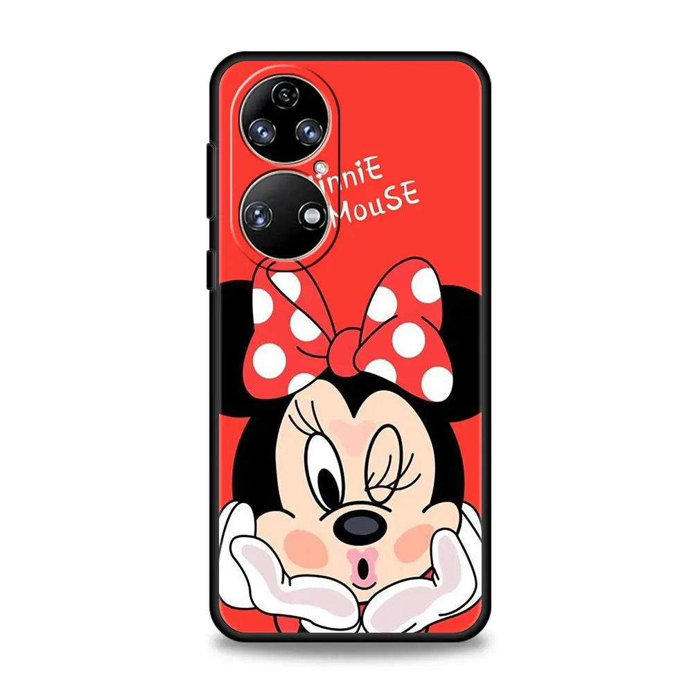 Чехол с Микки и Минни Дональд Дак для Huawei P30 Lite чехол телефона P50 Pro P20 P40 E P Smart Z 2021 Y6p