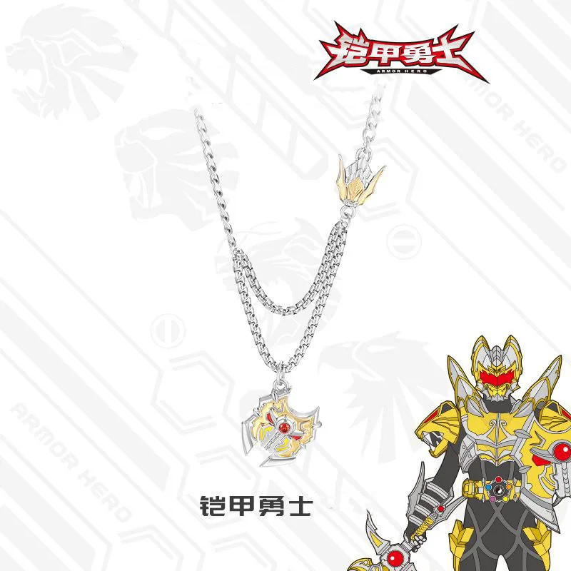Ожерелье с подвеской в виде армированного героя для женщин ожерелье защитной