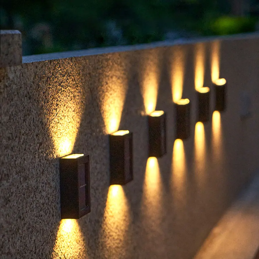 Уличные Настенные светильники на солнечной батарее