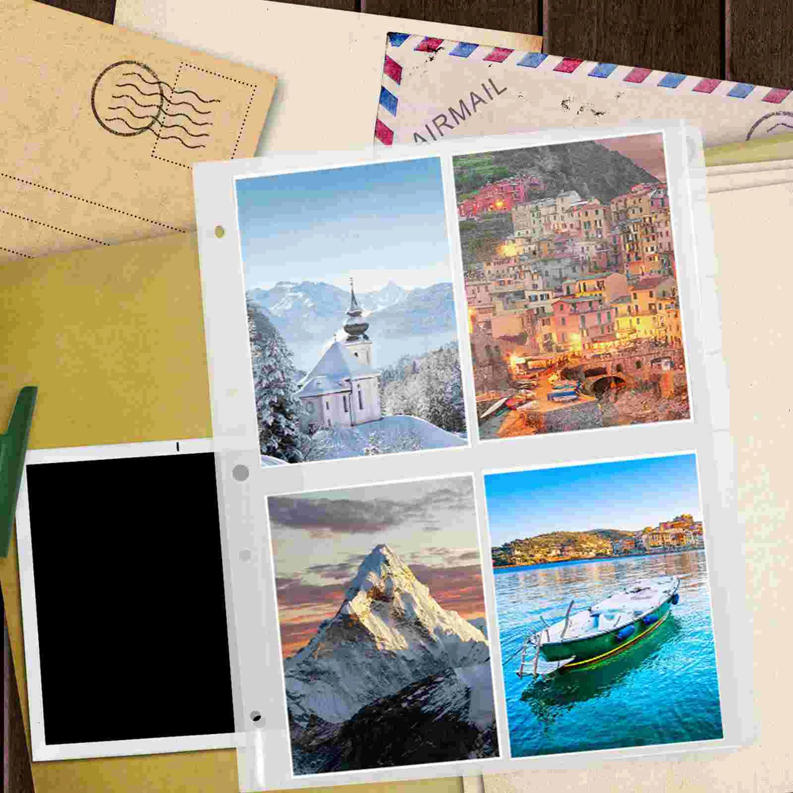 

30 Pcs Creative Document Clear Binder Student File Pockets Office Binder Plastic Work