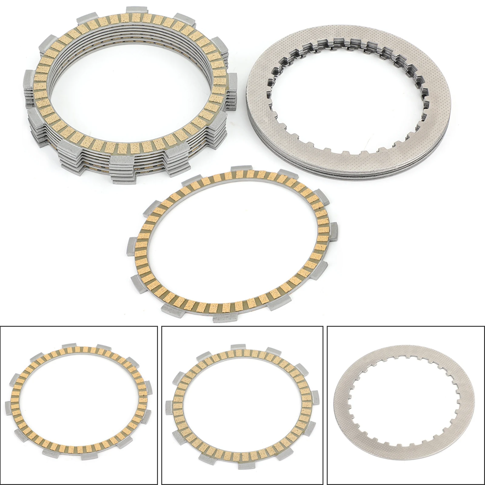 Areyourshop Замена для Suzuki GR 650 D/XD Комплект сцепления из стали и фрикционных пластин