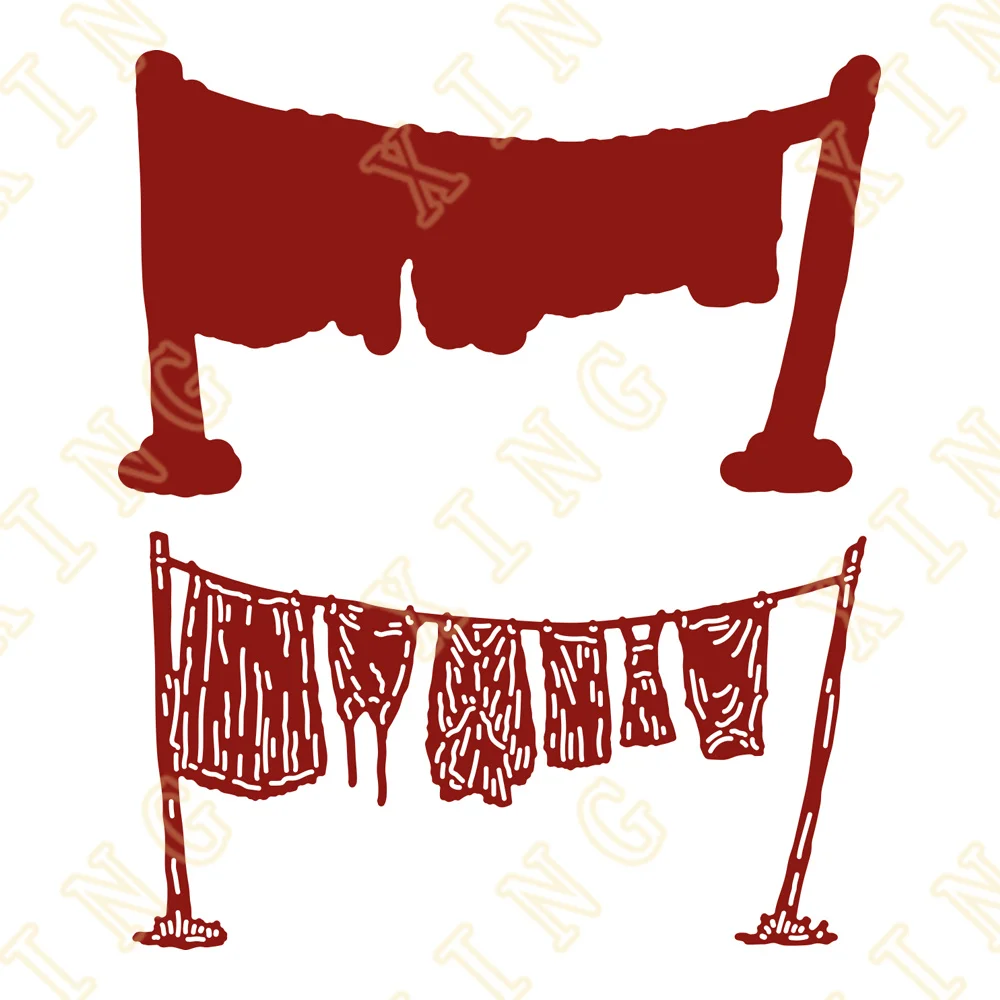 

Out to Dry 2022 New Arrival Metal Cutting Dies Scrapbook Diary Decoration Stencil Embossing Template Diy Greeting Card Handmade