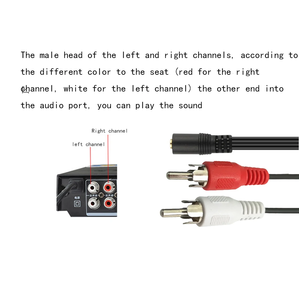 Лидер продаж стерео аудио кабель с разъемом 3 5 мм на 2RCA Мама-папа гнездо для