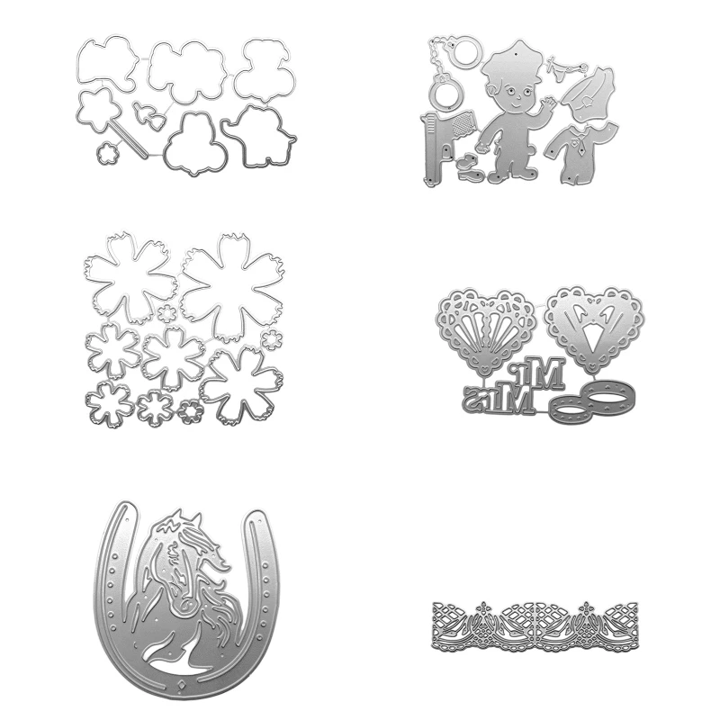 

Hollow Pattern Metal Cutting Dies Handmade Crafts DIY Scrapbooking Embossing DropShip