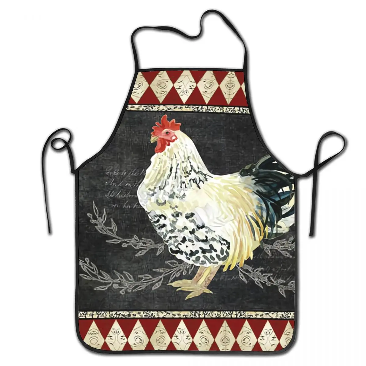 

Прикольный винтажный нагрудник петуха для птицы, фартуки для мужчин и женщин, унисекс, кухонный шеф-повар, ферма, курица, фартук для приготовления выпечки