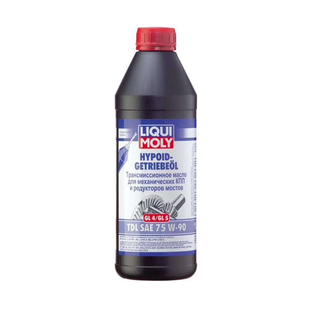 3945 LiquiMoly Масло трансмиссионное Hypoid-Getriebeoil TDL 75W-90 GL-4/GL-5/MT-1 (1л) шт (3945) | Автомобили и