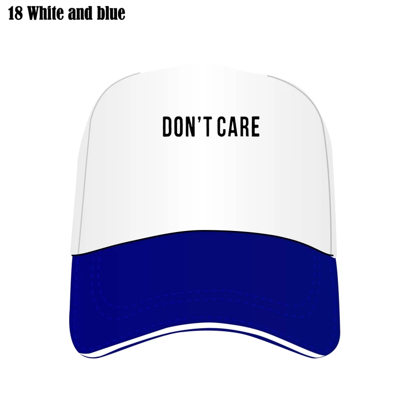 

Don'T Care Letter Print Custom Hat Women Mesh Outdoor Flat Brim Bill Hats Summer Women Causal Cap Caps Mujer