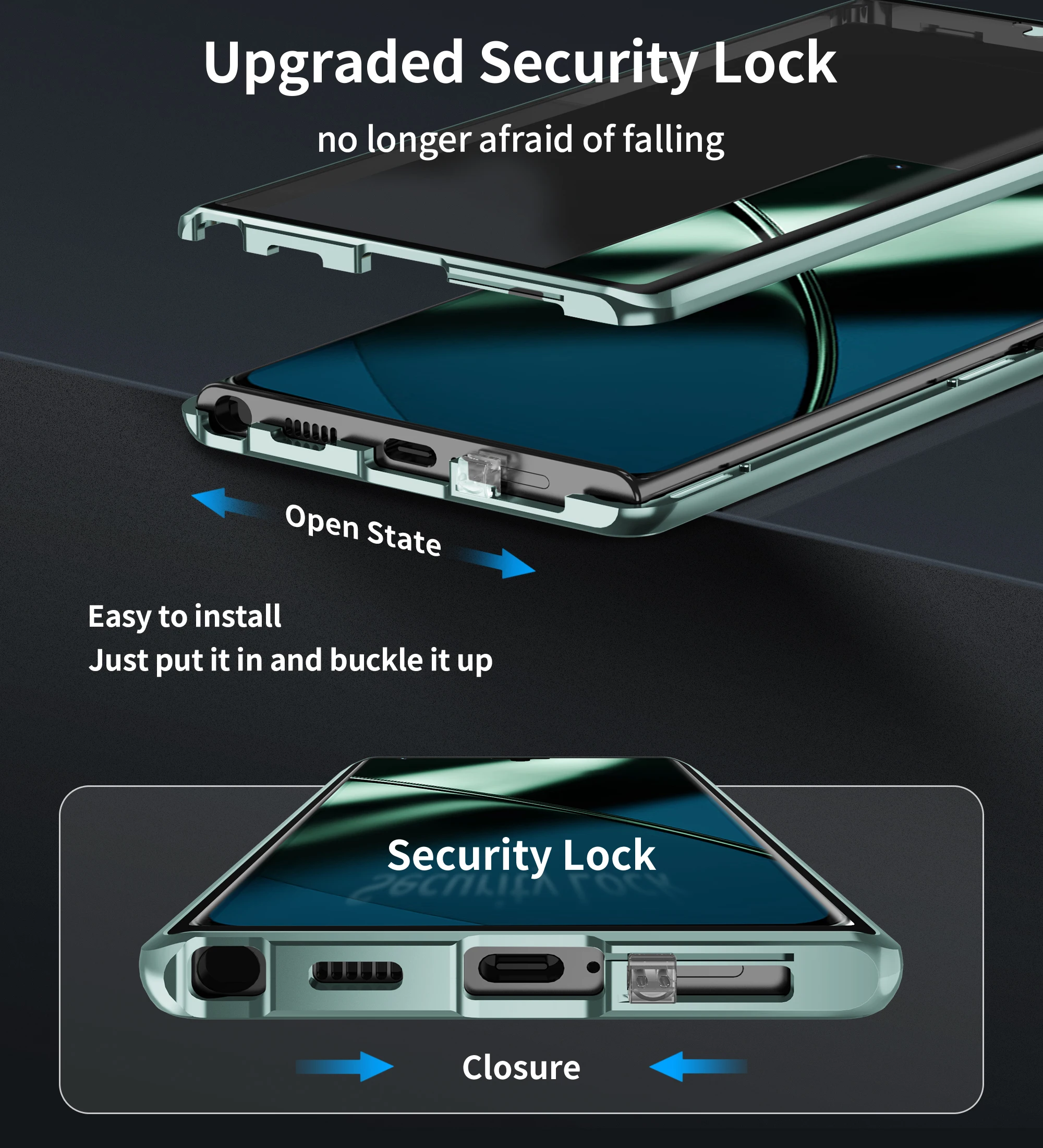 Magnetic Case For Oneplus 11 10 Pro Nord 2 5G Metal Bumper Aluminum Adsorption Camera Protector Frame Tempered Glass Phone Cover