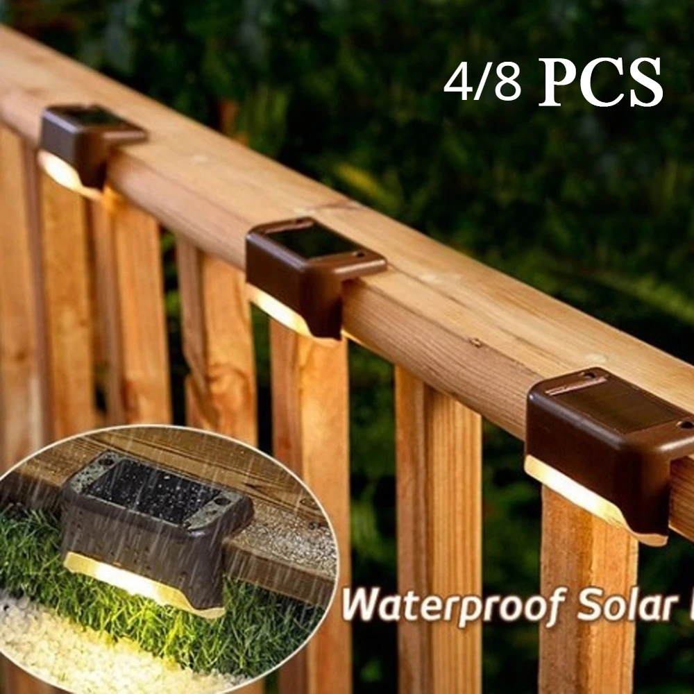 

Solar LED Lights Outdoor Terrace and Garden Decoration Outdoor Water Proof Decorative Solar Light Sunlight Stairs the Fence