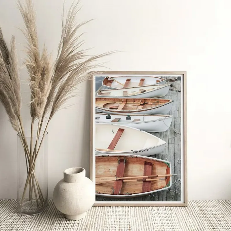 Парусник Лодка Веревка Пляжный Дом Парусная Морская Фотография Скандинавский