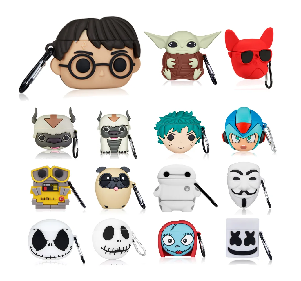 

Чехол для airpod, оптовая продажа, милый мультяшный чехол из аниме для Airpods, силиконовый чехол для Kawaii, чехол для Airpods, подарки для девочек и маль...