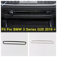 car refit garnish accessories center console volume knob frame cover trim stainless steel fit for bmw 3 series g20 2019 2022
