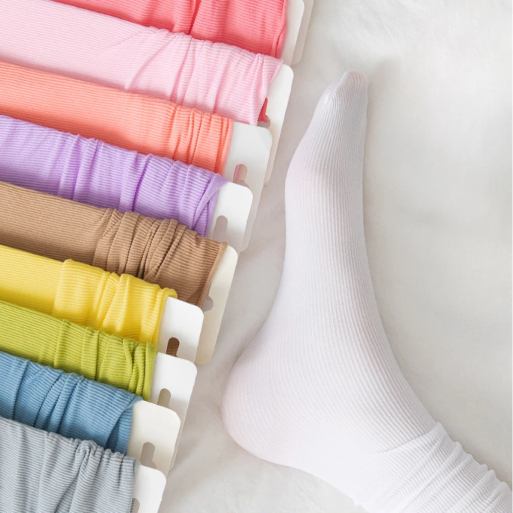 

Женские носки ледяные летние тонкие бархатные чулки средней длины JK японские Многослойные носки милые кавайные