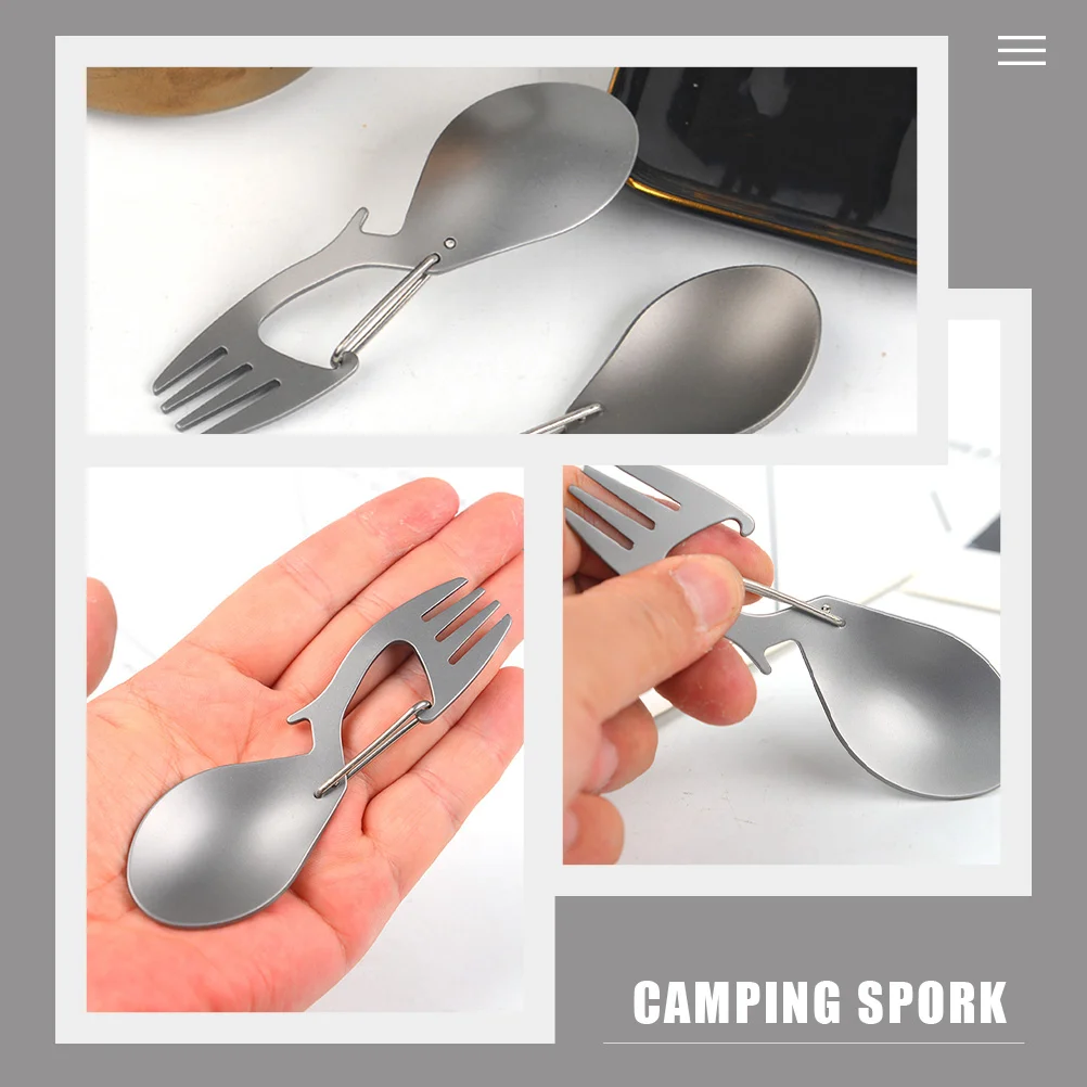 Принадлежности для кемпинга Spork Sporks Портативное снаряжение из титанового сплава