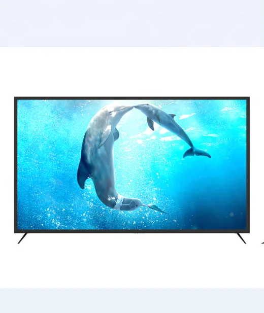 New Model Big Television Smart LED 4KTV 75inch Ultra High Flat Screen Android Operating System