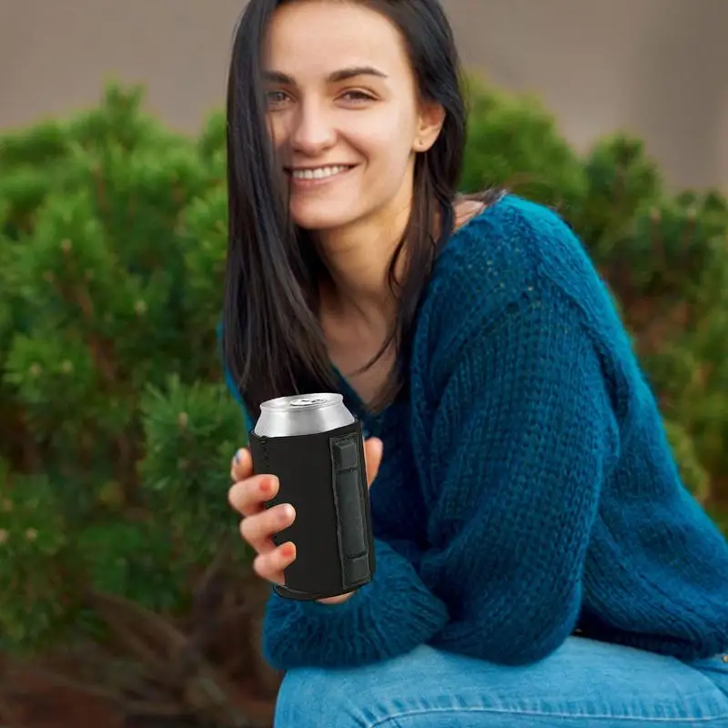 Неопреновый портативный кулер для банок с магнитом мягкая наружная крышка