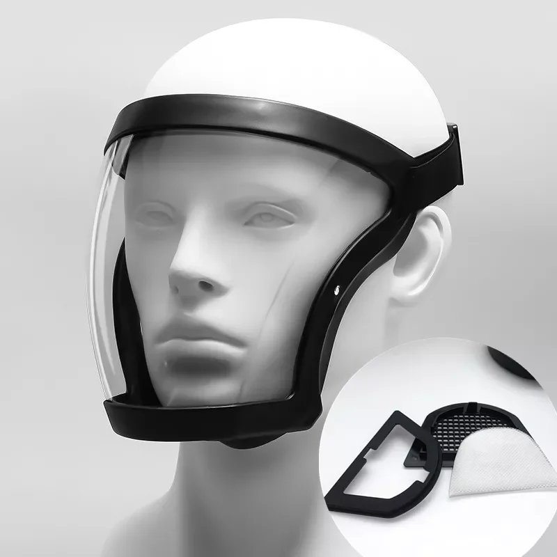 

Protective Face Shield Transparent Face Cover, Oil-Splash-proof Eye Full Face Mask With Filter Protective Visor Kitchen Tools