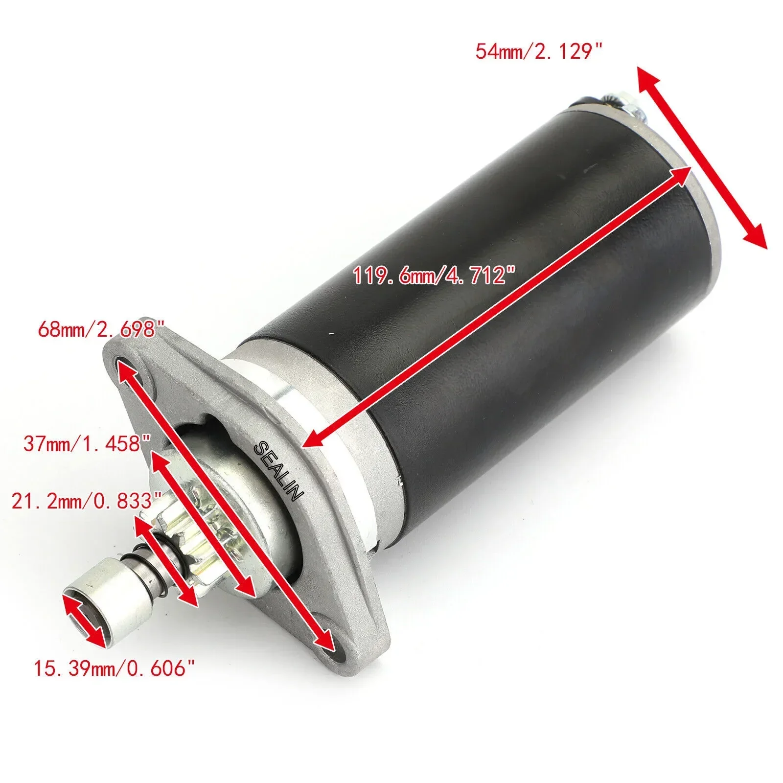 50- 803835 Стартер T02 подходит для подвесного двигателя Yamaha 682-81800-11 6L2-81800-20 Mercury Marine TOHATSU