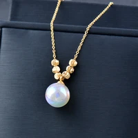 kioozol korean fashion gold color stainless steel necklace colorful glass beads pendant choker chain fashion jewelry 826 ko2