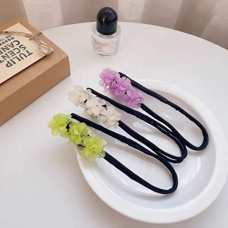 Зажим для волос в виде цветка волшебная заколка пучка Плойка укладки инструмент