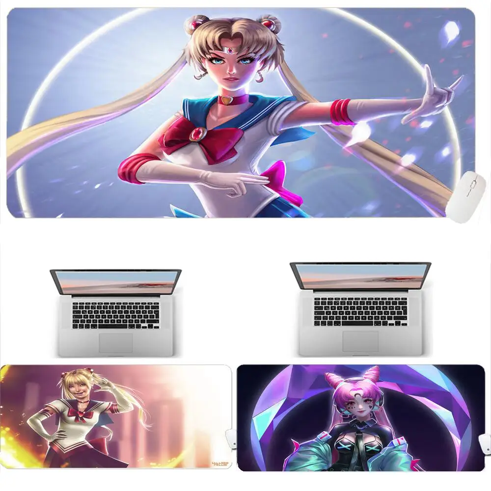 

Коврик для мыши Сейлор Мун 90x4 0 см, большой игровой компьютерный коврик для ноутбука, ПК, коврик для мыши, аксессуары для игр, коврик для клави...