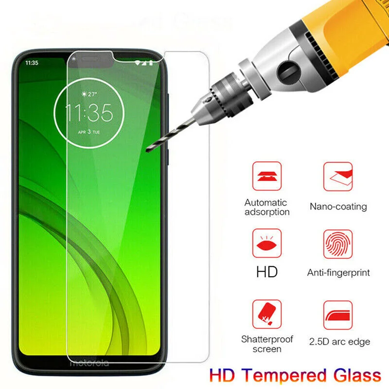 

9H Screen Protective Tempered Glass For Motorola Moto G8 Plus G7 Power Protector Screen For Moto G5s Plus G7 Supra E4 Plus E5 G5