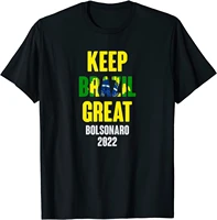 bolsonaro presidente 2022 brasil keep brazil great men t shirt short sleeve casual 100 cotton shirts