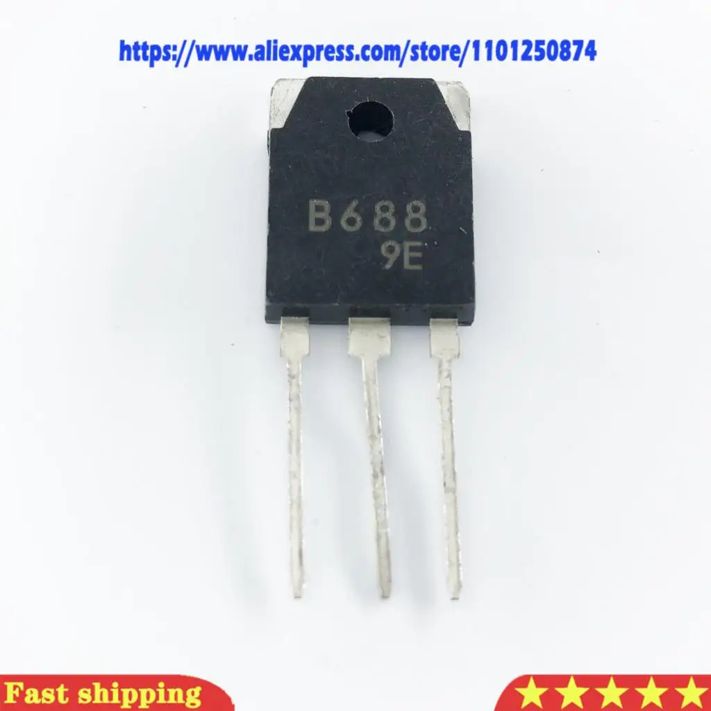 10 шт. = 5 пар 2SB688 2SD718 ( B688 D718 ) TO-247 Новый оригинал в наличии