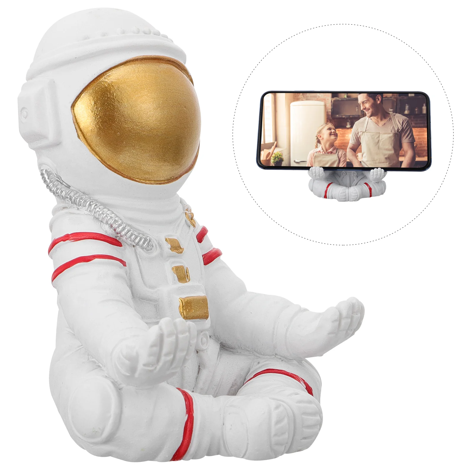 

Astronaut Wall Holder Hook Storage Decorative Hangers Organizer Keyrings Hanger Keychains Lovely Support Mobile Hooks Toys