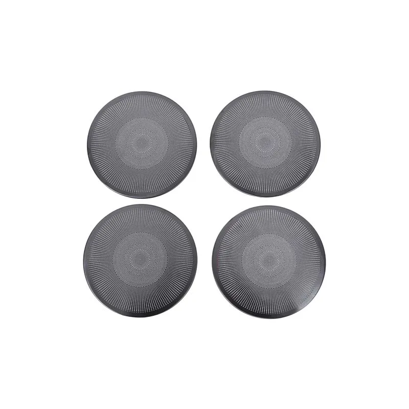 

Для моделей 2024+ Haval H9, сетчатая крышка динамика двери автомобиля, сетчатая крышка аудиодинамика, аксессуары для интерьера, нержавеющая сталь, черный 4p