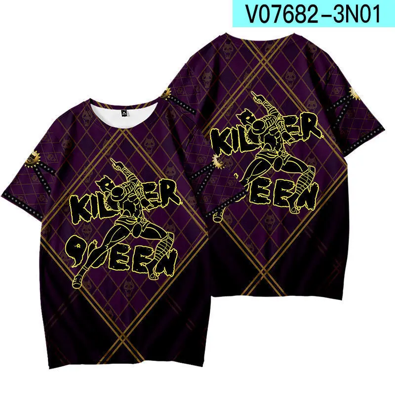 Футболка Мужская/женская оверсайз с 3D-принтом невероятные приключения Джоджо