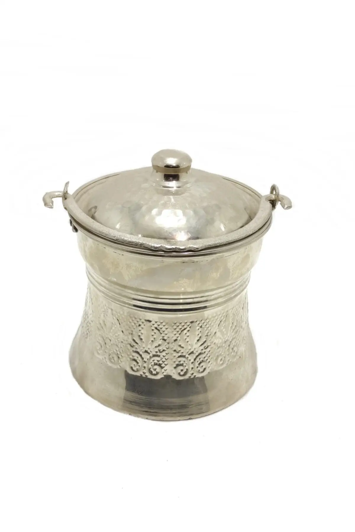 

Carving Embroidered Copper Buckets,