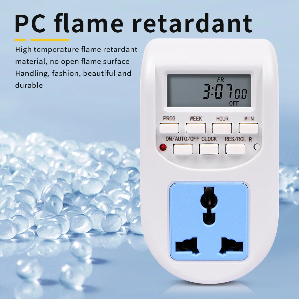 Интеллектуальный Цифровой Таймер 220 В На 7 Дней Неделю Программируемая