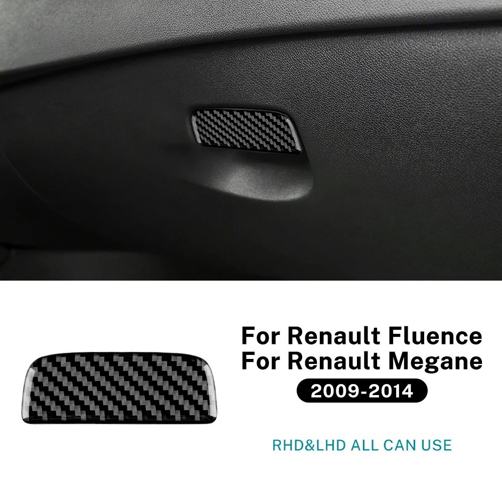 

Настоящая мягкая наклейка из углеродного волокна для Renault Megane Fluence 3 RS 2009 2010 2011 2012 2013 2014 LHD RHD Co-pilot Box Switch Trim