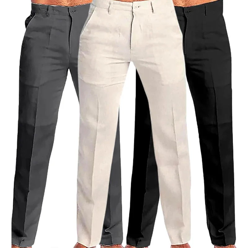 Рисунок 4 - Мужские льняные прямые однотонные