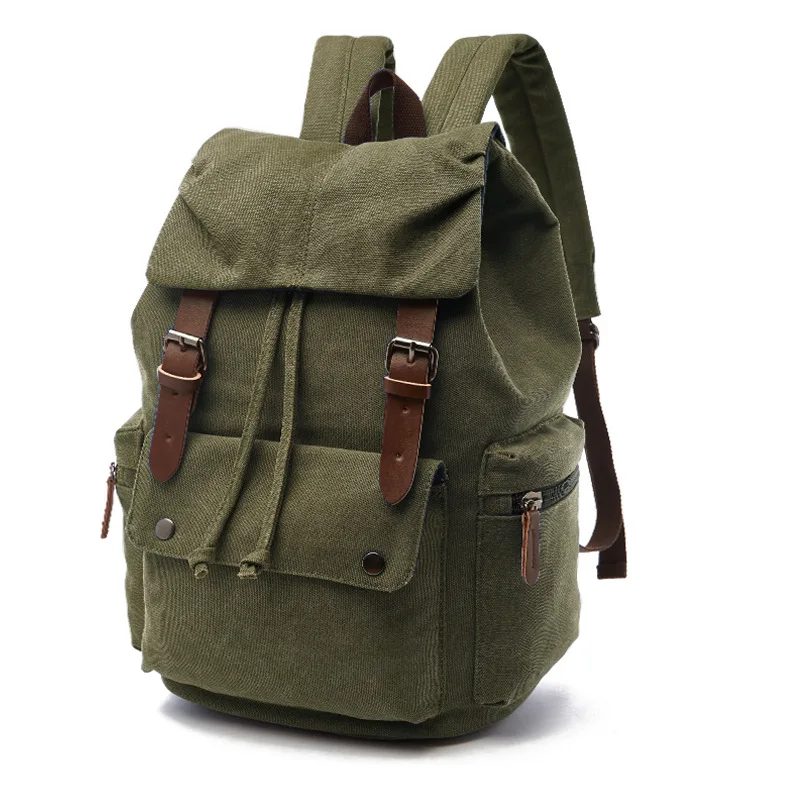 2022 New Fashion Men Backpack Korean Style Canvas Travel Backpacks Usb Charging Backpacks Male Laptop Bags Bookbags Mochilas