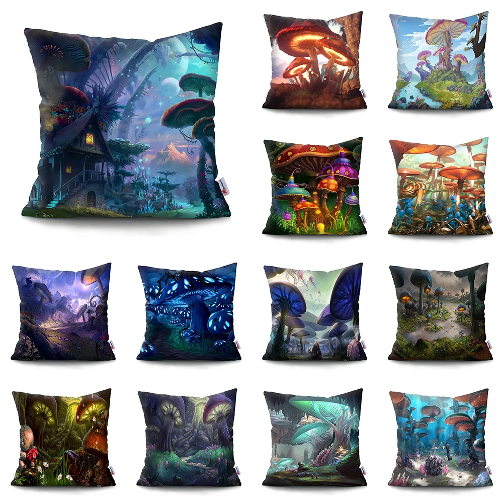 Science fiction cushion cover Home Decoration Pillowcase Fashion fantasy sofa decorative pillow Polyester Throw Pillow Case Fund