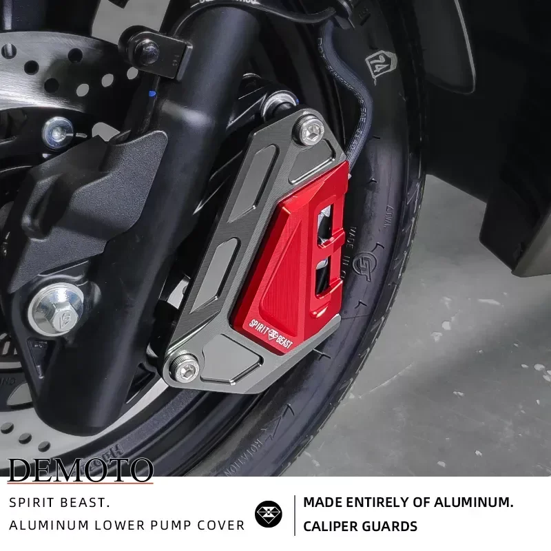 

Spirit Beast Motorcycle Front wheel Disc Brake Caliper cover Mount disc caliper protection board For Haojue UHR150 UHR 150