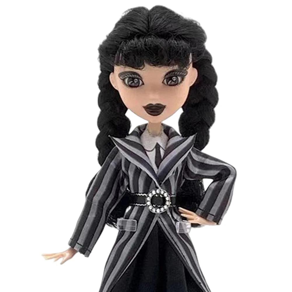 Среда Аддамс Девушка в черной статуэте украшение для комнаты аниме-фигурки