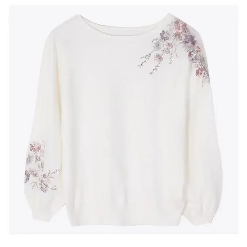 Свитер Kimotimo с вышивкой и цветами