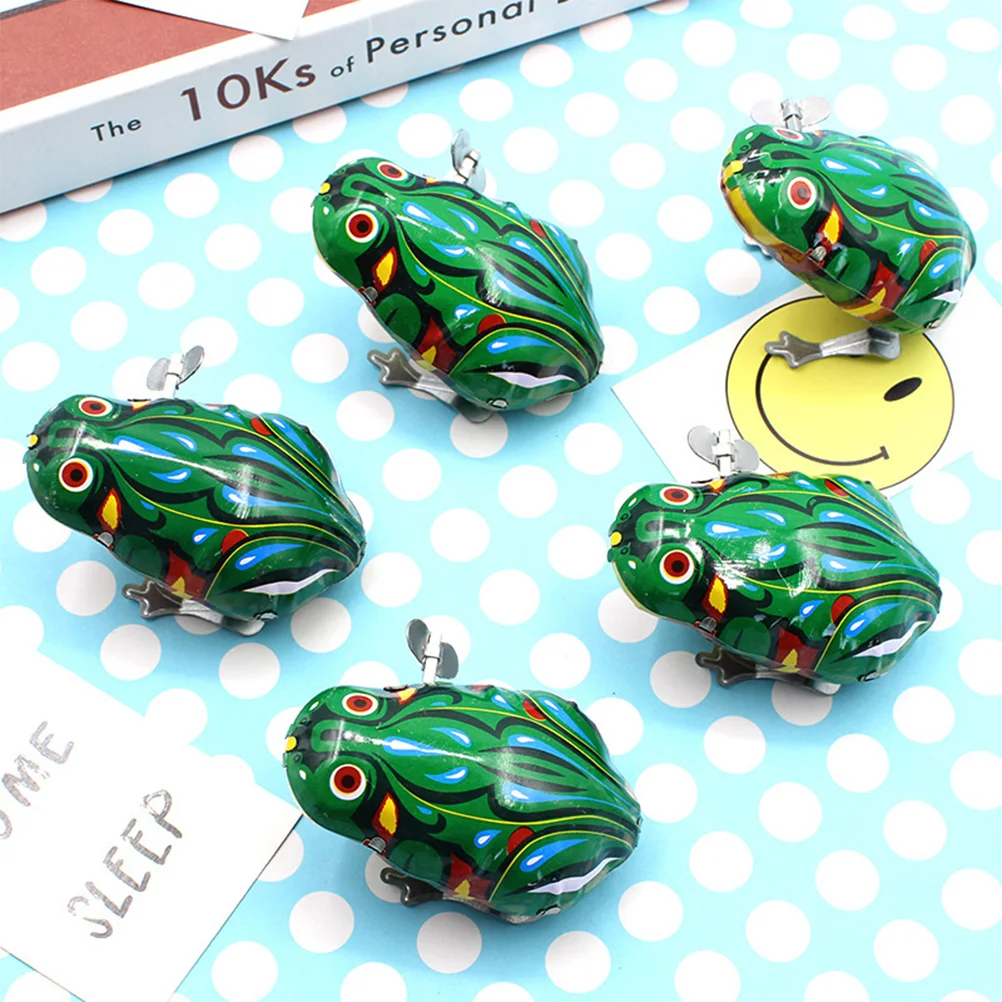 

Toys Toywind Jumping Frog Spring Clockworkmetal Walking Party Favor Tub Bath Animalwater The Figures Easter Gifts Interesting